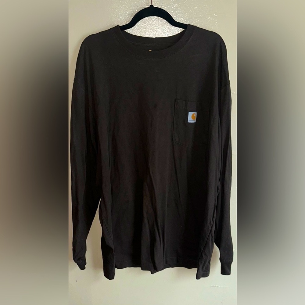 Carhartt Dark Brown Original Fit Shirt